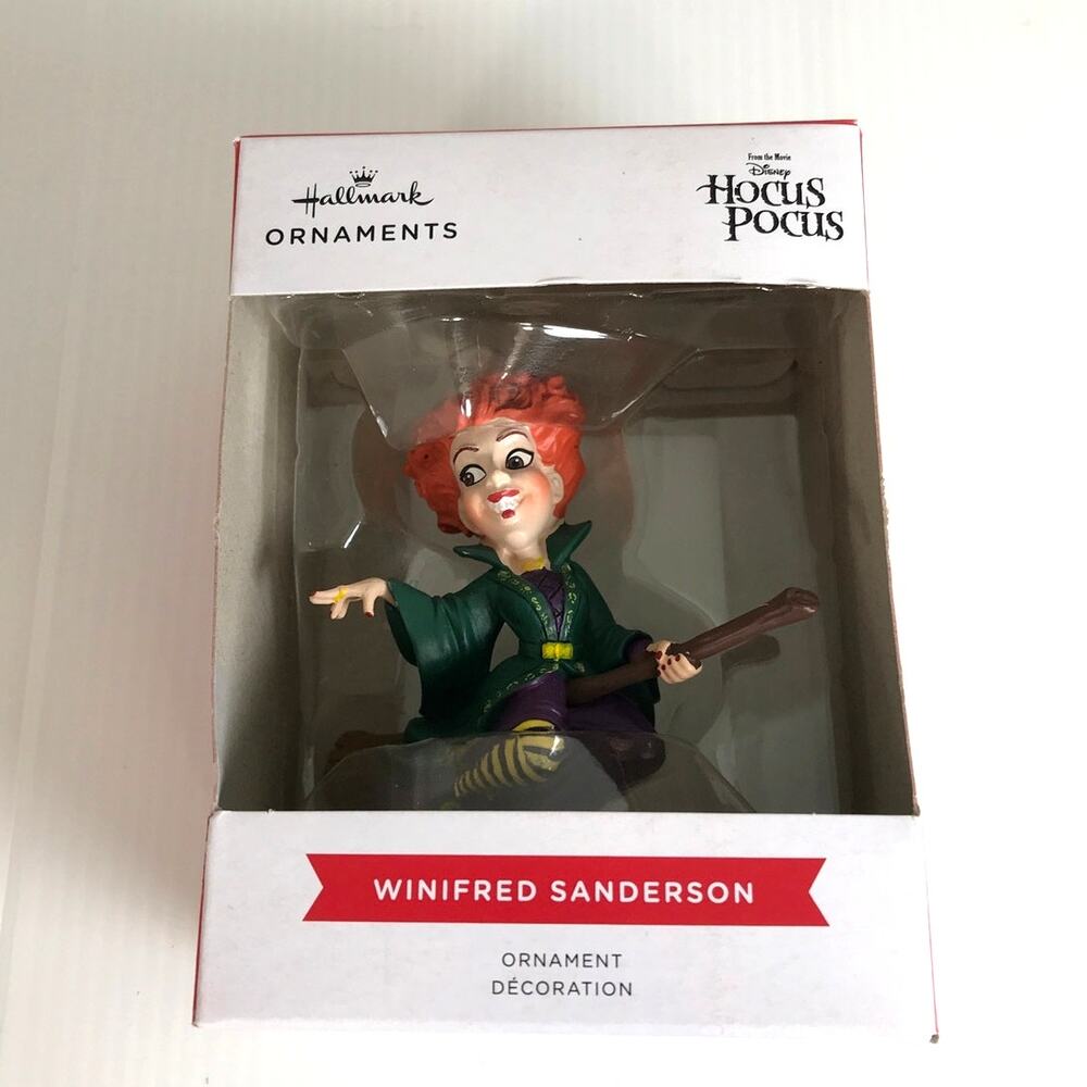 NWT Hallmark Ornament Disney Hocus Pocus Winifred Sanderson